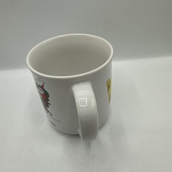 John Richard Allen Coffee Mug. VTG Holiday Santa Reindeer Recycled Paper Product - Picture 2 of 9